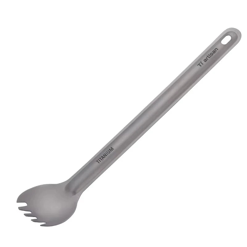 Titanium Long Handle Spoon/Spork