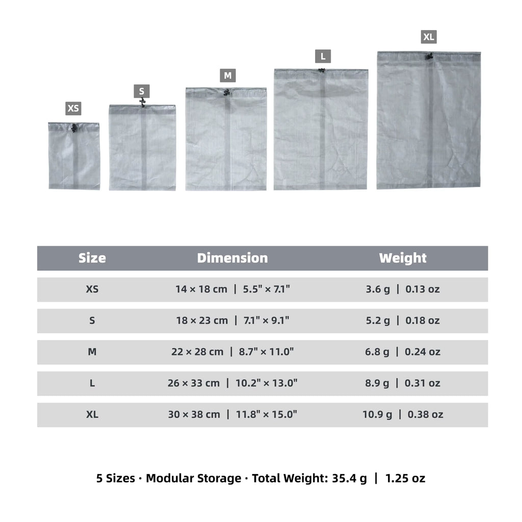 HODR STASHLITE Dyneema Ultralight Waterproof Pouch